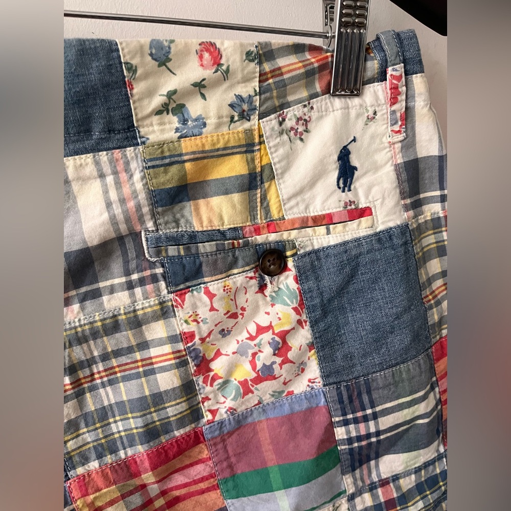 Polo Ralph Lauren Patchwork Shorts - Size 10 - Picture 5 of 9